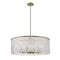 Z-Lite Glacier Chandelier, 10-Light, 26.75 In.W x 11 In.H, Modern Gold/Clear 1943P26-MGLD - alternate 6